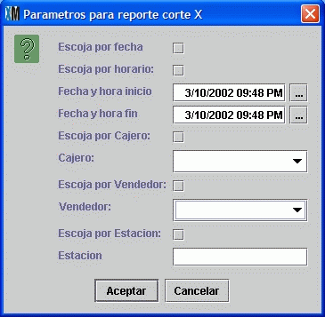 CorteXParametros